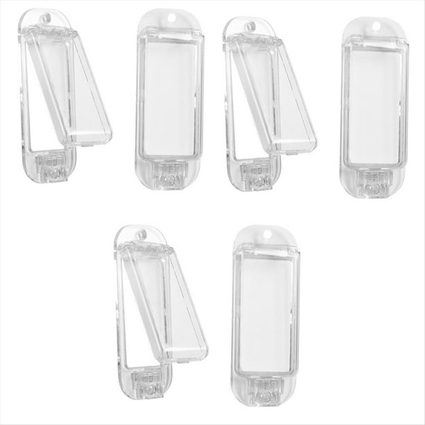 Paquete de 6 Protectores de Interruptores de Luz A Prueba de Bebés para Interruptores Basculantes, con Cerradura de Seguridad Transparente para el Hogar.