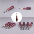 thumbnail image 3 of Weiweiguan 1PC Leather Arch Edging Sector Crimper Pressure Line Embedding Thread Leather Tool, 3 of 6