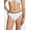 Winter White, variant on Women's Mid Rise Bikini Bottoms with Contrast Trim, Sizes XS-XL