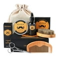 thumbnail image 1 of Beard Growing Tool Set for Men with Beard Balm/Comb/Brush/Scissor Beard Care Kit, 1 of 8
