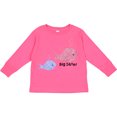 thumbnail image 3 of Inktastic Big Sister with Lil' Brother Girls Long Sleeve Toddler T-Shirt, 3 of 5