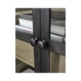 thumbnail image 6 of Bowery Hill Modern 2-Door Wood Accent Cabinet in Black/Warm Gray, 6 of 6