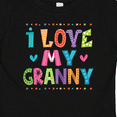 thumbnail image 4 of Inktastic I Love My Granny Cute Granddaughter Girls Baby T-Shirt, 4 of 5