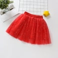 thumbnail image 2 of Coerni Girls Tutu Layered Dance Skirts Puffy Mesh Short Skirts Princess Dancing Petticoat Ballet Underskirt Sparkling Mesh Dress, 2 of 9