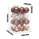 thumbnail image 3 of Almacén de Liquidación Bola de Plástico Transparente Xihbxyly 6 Cm Colorida Adorno para Árbol de Navidad, 3 of 6