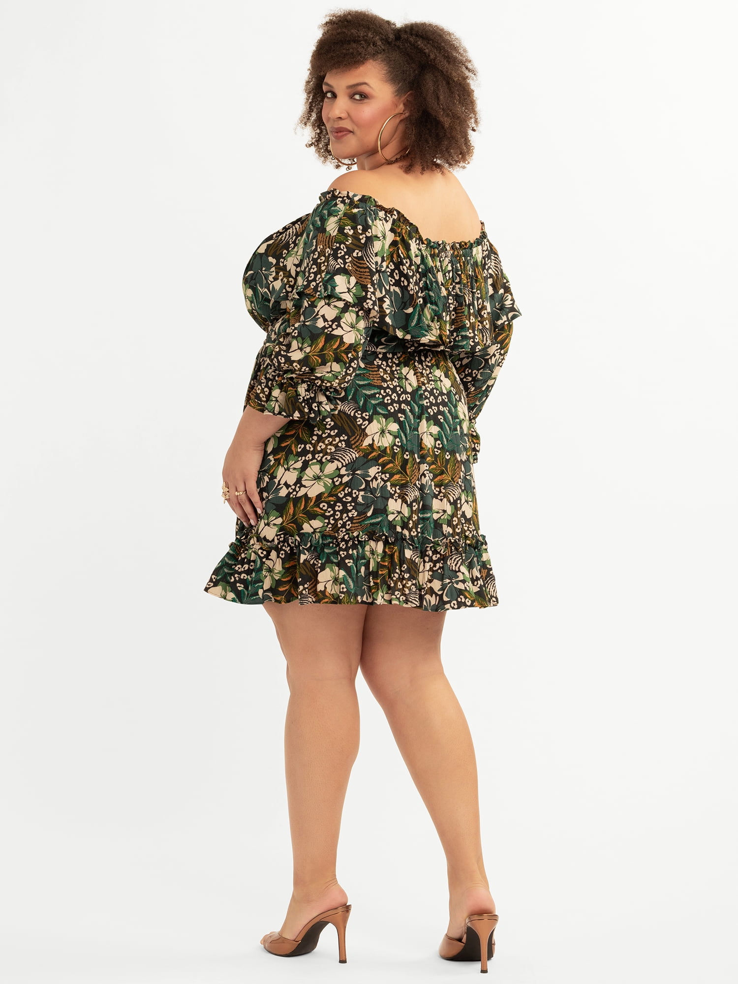 Jessica Simpson Women's Plus Madalyn Dress, Sizes 0X-4X