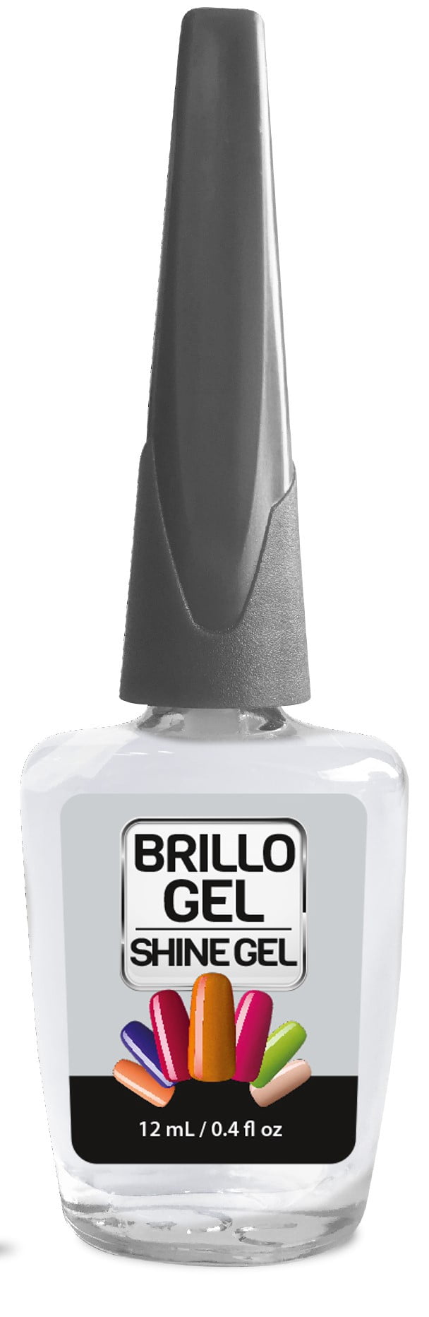 Amen Gel Shine Fast Dry Top Coat 0.4 OZ, Gel Look Natural or Artificial Nails, Air Dry Less 1 Minute