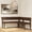 Walnut/No Cushion, variant on Risa Corner Bench (64in x 64in / 1620mm x 1620mm), Pecan