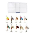 thumbnail image 2 of S SERENABLE 1 Box Fishing Lures Kit Metal Spoons Baits Sequins Lures 10Pcs Lures, 2 of 6