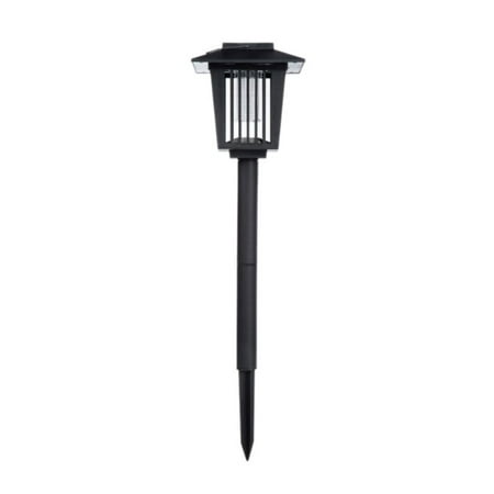 Solar Mosquito Zapper Outdoor Bug Killer Backyard Insect Killing Lamp Hanging or Stake in Ground Garden Patio Lawn Camping Cordless Solar Powered Pest Control Light Best Stinger Mosquitoes Moth (Best Spider Killer For Lawns)