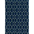 thumbnail image 1 of HomeRoots 353856 3 x 5 ft. UV-Treated Polypropylene Navy Area Rug, 1 of 1