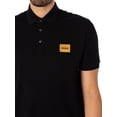 thumbnail image 4 of HUGO Dereso Slim Polo Shirt, Black, 4 of 5