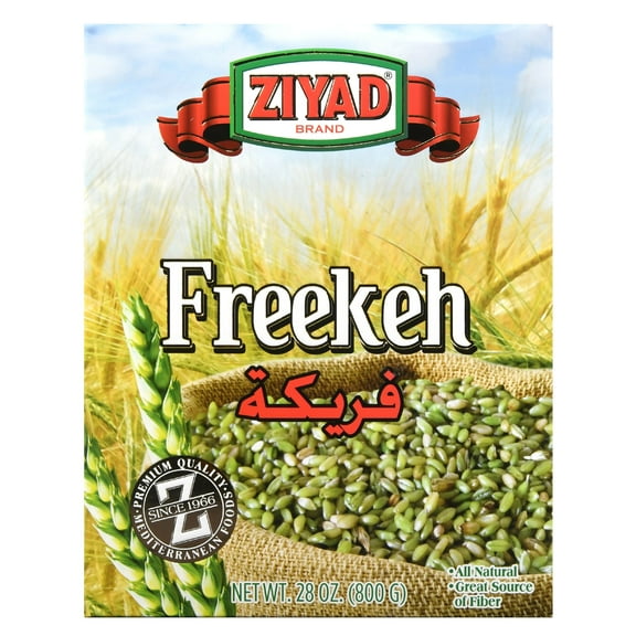 Ziyad Fine Roasted Green Wheat Freekeh Frikeh Farik Made from Green Duram Wheat 28 2 oz