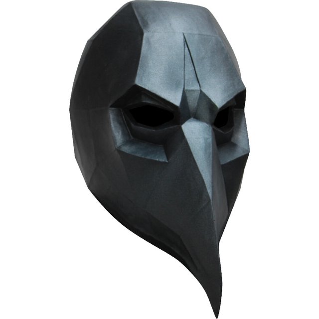 Máscara Low Poly Crow Ghoulish Productions Halloween