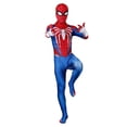 thumbnail image 4 of Boys Spider Cosplay Full Body Jumpsuits Red Blue Halloween Superhero Costumes for Birthday Party Pretend Play Outfits, 4 of 5
