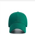 thumbnail image 2 of ORUYROP Men Women Plain Cotton Structured Baseball Cap Adjustable Strapback 6 Panel Hat, 2 of 4