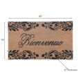 thumbnail image 2 of Cop De Porte Mat Bienvenud Scroll 18 X 30, 2 of 3