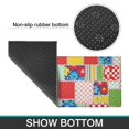 thumbnail image 6 of Pioneer Flower Floral Print Pattern Anti Fatigue Kitchen Rugs Set Of 2, Non Slip Washable Decorative Floor Mats for Kitchen Sink Laundry, 17"x30" and 17"x47", 6 of 6