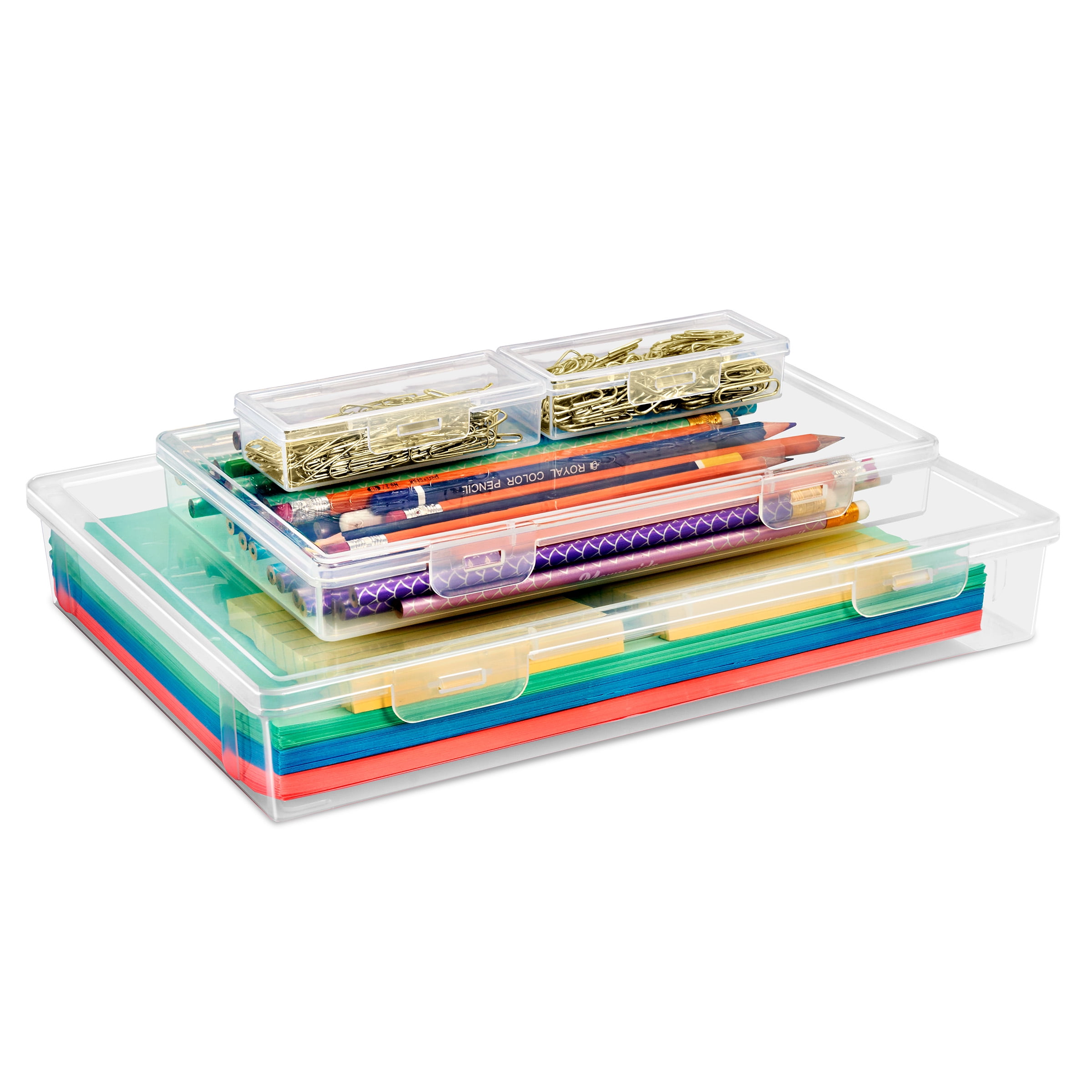 Sorbus 12-Piece Sewing and Craft Material Storage Container Set with Lids