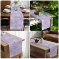 thumbnail image 5 of Vintage Lilac Starfish Table Runner 90 Inches Long,Summer Coastal Beach Marine Life Cotton Linen Table Runners Dresser Scarves,Fabric Tabletop Scarf Furniture Cover for Home Dinner Party 13"x90", 5 of 9