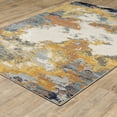 thumbnail image 4 of Style Haven  Caldon Contemporary Abstract Yellow/Gold Area Rug 9'10" X 12'10" 9' x 12' Indoor Living Room, Dining Room, 4 of 5