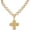 Style-3, variant on 14K Gold Plated Paperclip Necklace for Women, Non-Tarnish Chunky Link Chain with Heart/Cross/Clover 3D Pendant, Adjustable Layered Statement Jewelry Gift