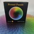 thumbnail image 4 of Yeacher Teenagers Adults Papery Educational Stress-Relief Tool 1000 Pieces Rounded Multicolor Rainbow Puzzle, 4 of 7
