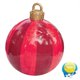 thumbnail image 3 of Bola inflable navideña para exteriores de 60 cm, decorada, de PVC, gigante, grande, para decorar árboles de Navidad, juguete sin luz, 3 of 5