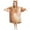 Brown and Peach Swirling, variant on Wearable Blanket with Sleeves and Pocket Oversized Hooded Sweatshirt 3-14 YR Red and Blue Leafy Designs S