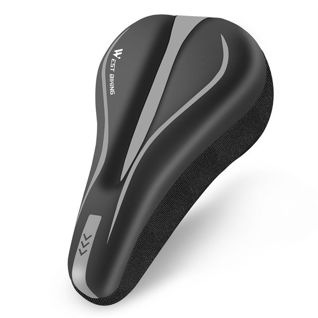 Cubreasientos West Biking Bicicleta PU Cuero Funda de cojín de silicona Bicicleta de montaña Asiento WEST BIKING Cubreasientos