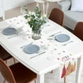 thumbnail image 4 of Christmas Let It Snow Snowflake Table Runner Pink Christmas Tree Table Runner Seasonal Winter Xmas Kitchen Decor for Indoor Outdoor Dining Living Room Wedding Kitchen Party 13 x 108 Inch, 4 of 7