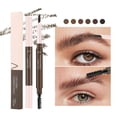 thumbnail image 4 of Dual-Ended Eyebrow Pencil, Eyebrow Contouring Pen, Extremely Fine, Waterproof Eyebrow Makeup, Richly Pigmented, Smooth-Gliding, Create Natural Hair-Like Gray Eyebrow Pencil, 4 of 5