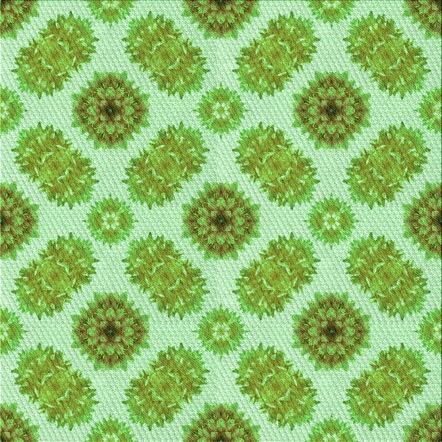 Ahgly Company Machine Washable Indoor Square Transitional Pastel Green Area Rugs, 8' Square