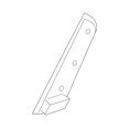 thumbnail image 4 of Genuine Nissan Sentra Rear Door Protector Trim Left (2007-2012) OE 822D3ZJ60A, 4 of 10