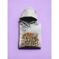 thumbnail image 3 of Love In Our Hearts. Hoodie Women -Smartprints Designs, Female 5X-Large, 3 of 4