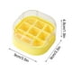 thumbnail image 3 of Mini bandeja de hielo para el hogar | Molde portátil para hacer hielo de 9 celdas | Fácil de liberar con solo presionar un segundo | Plástico apto para uso alimentario | Ideal para viajes |, 3 of 5