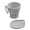 Gray, variant on Silicone Outdoor Mug Folding Household Drink Cup Foldable Telescopic Cup Drinking Utensils Outdoor Hiking Camping Travel