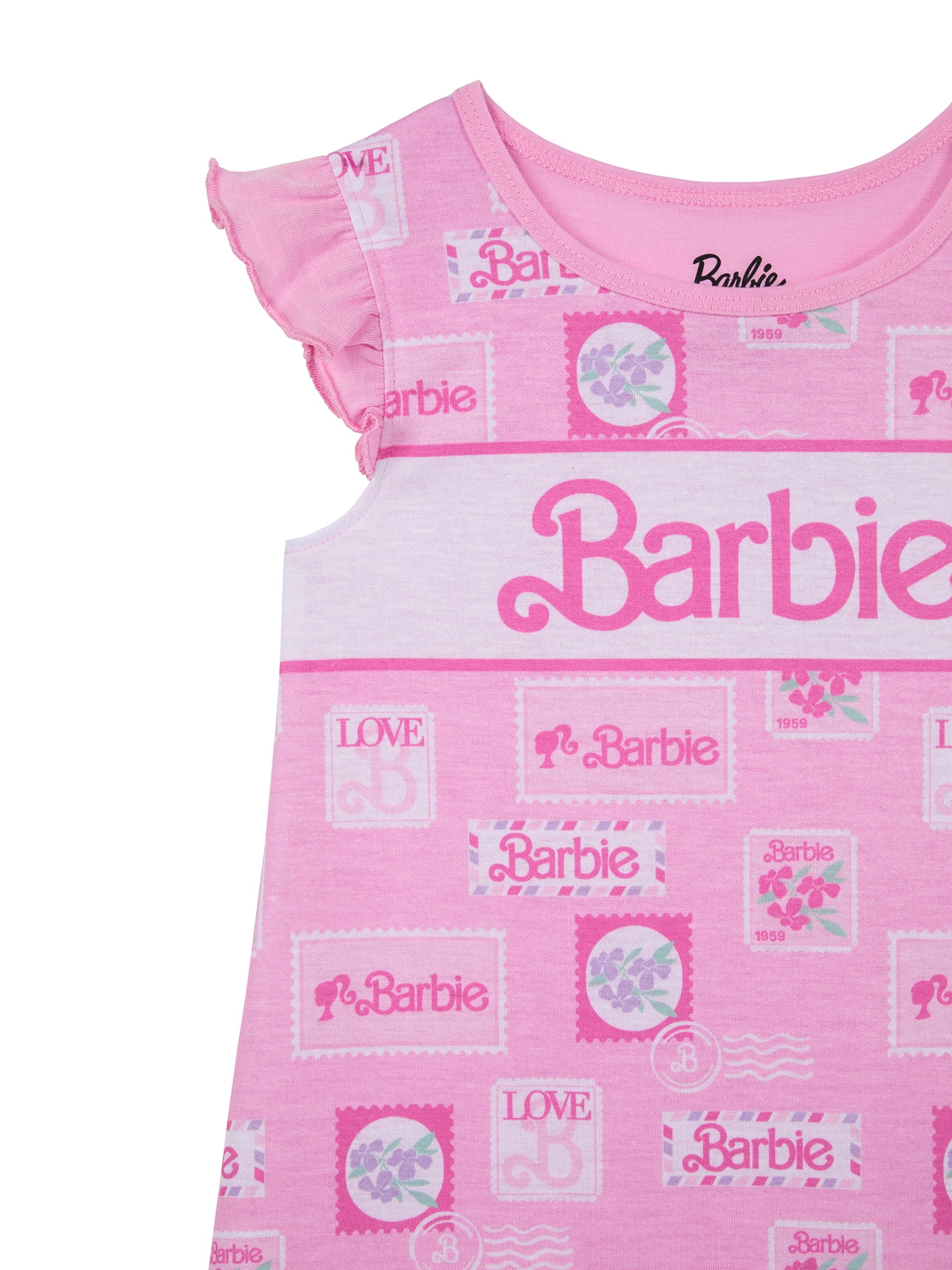 Barbie Toddler Girls Sleep Gown, One-Piece, Sizes 2T-5T