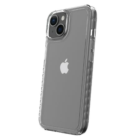 onn protective gel phone case for iphone 16e / iphone 15 / iphone 14 / iphone 13 - clear