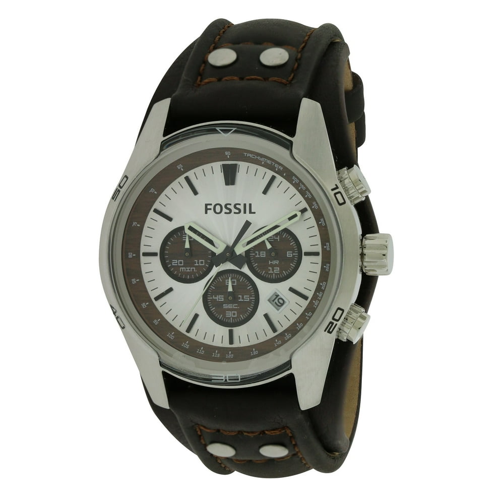 Fossil Fossil Men's Coachman Chronograph Cuff Leather Watch CH2565