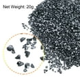 thumbnail image 3 of Uxcell 20g Crushed Glass Chips, 1-3mm Irregular Metallic Sequins Glass Stone Bright Black, 3 of 5