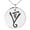 Silver, variant on Stainless Steel Reiki Dumo Tibetan Master Engraved Small Medallion Circle Charm Pendant Necklace