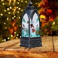 thumbnail image 4 of Linterna de Navidad Colco Adorno LED de nieve iluminación colgante decorativa negro L, 4 of 8