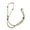 Smiley Pearl-crossbody long rope, variant on Unisex Beaded Phone Case Holder Stylish Crossbody Chain Strap General Phone Strap Beaded Phone Case Strap for Outdoor