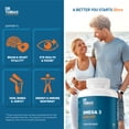 thumbnail image 5 of Dr. Tobias Omega 3 Fish Oil, 800mg EPA & 600mg DHA per serving, Omega 3 Supplement for Heart, Brain & Immune Support, 2 x 180 Capsules, 90 Servings, 5 of 9