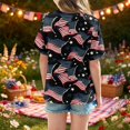 thumbnail image 4 of CCRFTGI American Flag Shirts for Kids Boys Girls Size 10-12 Patriotic 4th Of July Cute Tops American Flag Stars Outfits Red White and Blue Summer Shirts Festival T-Shirts Black 11-12 Years, 4 of 6