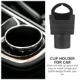 thumbnail image 2 of KALLORY  Eelf 3Pcs Black PP Car Beverage Cup Holder Easy to Install, 2 of 8