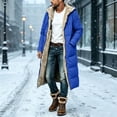 thumbnail image 5 of MexChoioe Mens Long Sherpa Lined Hooded Coat Full Zip Warm Thick Outerwear Fall Winter Casual Jacket for Mens, 5 of 5