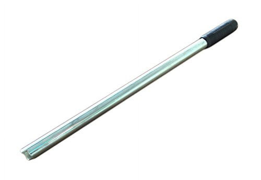 WaterWarden Steel Installation Rod for Pool Safety Covers, Silver/Black