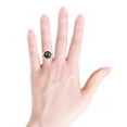 thumbnail image 4 of Angara Solitaire Tahitian Cultured Pearl Double Shank Ring in 14K Rose Gold for Women | June Birthstone Jewelry for Her, 4 of 8